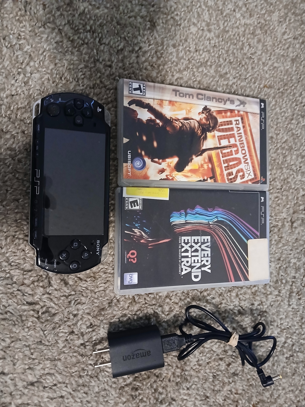 Sony Psp 2001 With 2 Games And Charger